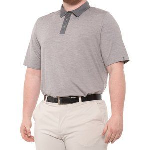 $99! NWT KJUS Golf Men's Luca Melange S/S Polo Shirt - EU 56 (US Chest 44 - 45)